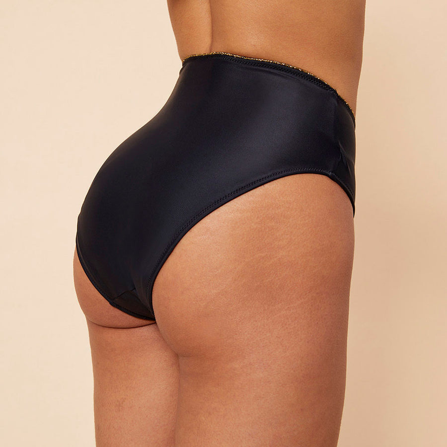 Menstrual swimwear high waist cross wrap Naïa